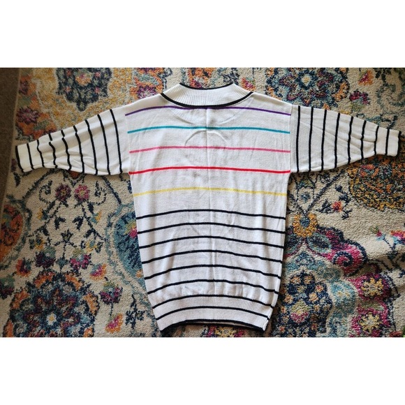 Vintage made in USA Jane Adams Sweater 3/4 Sleeve XL? SEE MEASUREMENTS - Picture 7 of 7